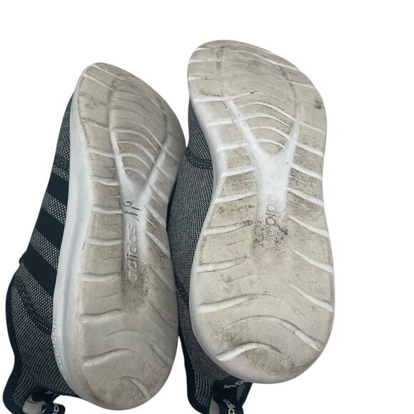 adidas Women's Cloudfoam Pure 2.0 Running Shoes, Black/Black/White Size 10 - Picture 9 of 15